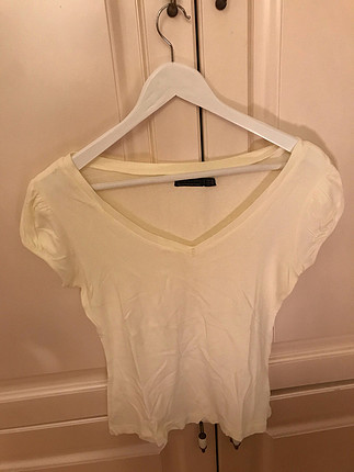 H&M kol detaylı tshirt