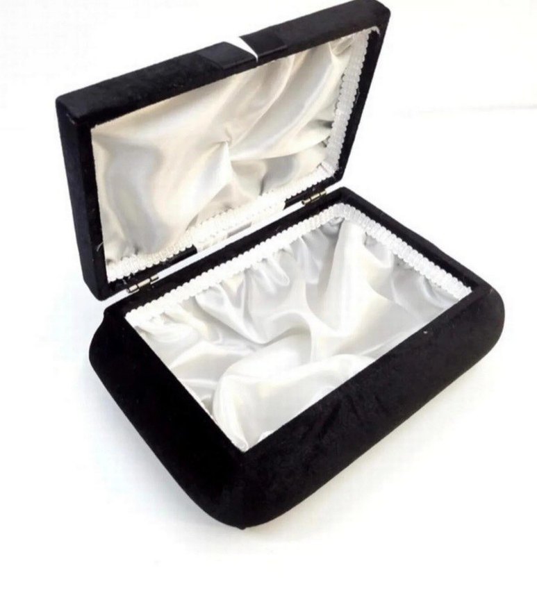 Düğmeli Siyah Klasik Damat Sandığı - Görsel 2