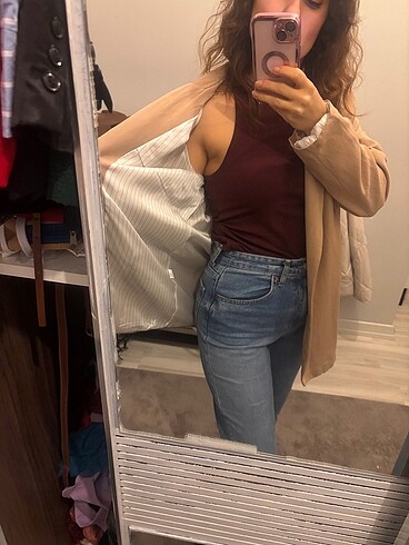 Diğer Keten blazer ceket