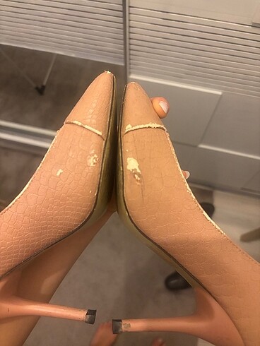 36 Beden ten rengi Renk Yüksek topuk stiletto