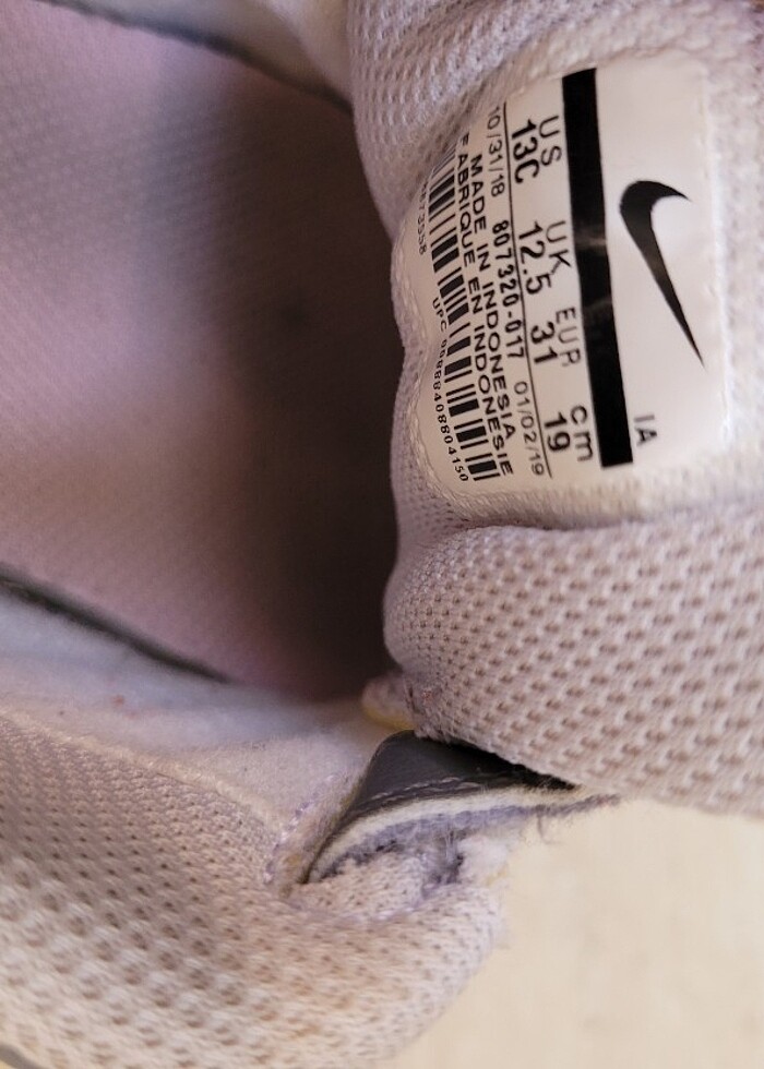 Nıke çocuk spor ayakkabı  - Görsel 4