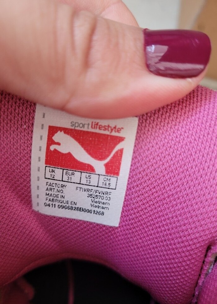 Puma ayakkabı - Görsel 2