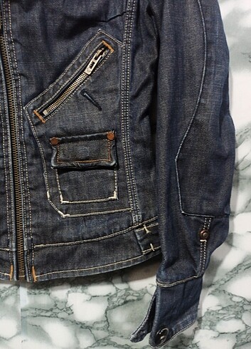 xs Beden lacivert Renk orijinal G-Star Raw jean jacket