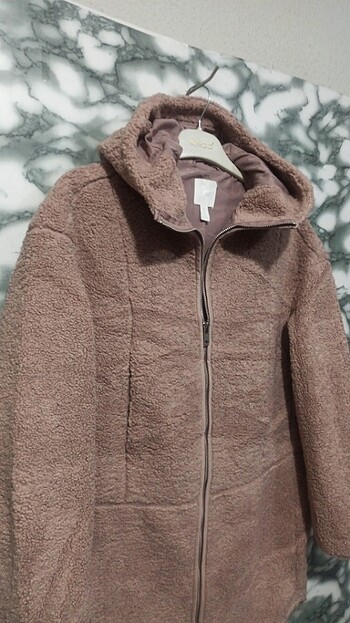 s Beden ten rengi Renk H&M peluş mont