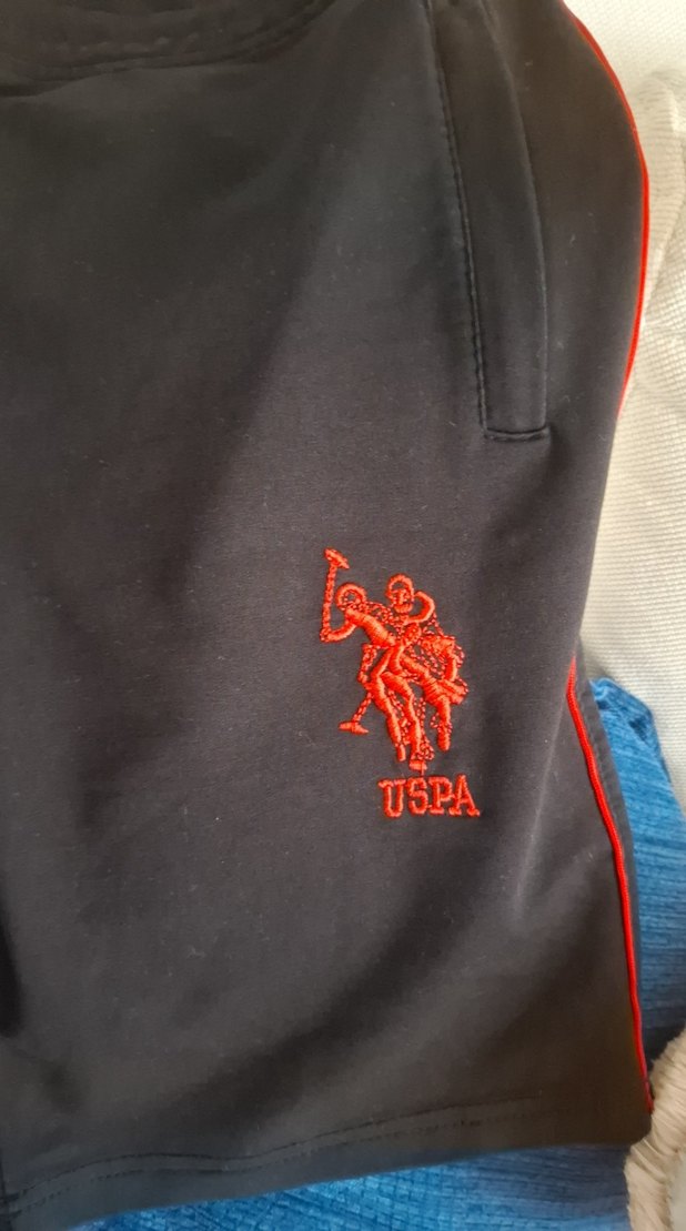 Bayan Siyah Kırmızı Fermuarlı Şort - Görsel 3