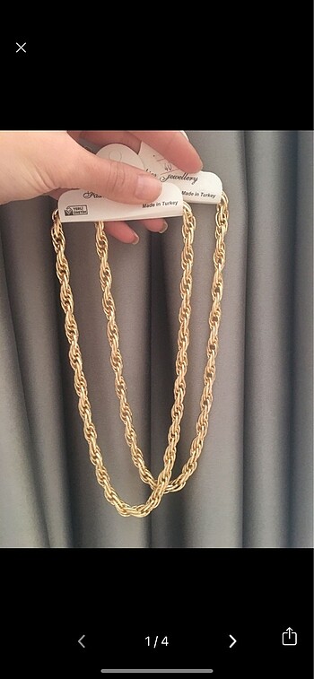Beden altın Renk Gold çoklu zincir