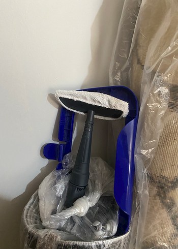 Beyaz Dikey Elektrikli Buharlı Mop - Görsel 3