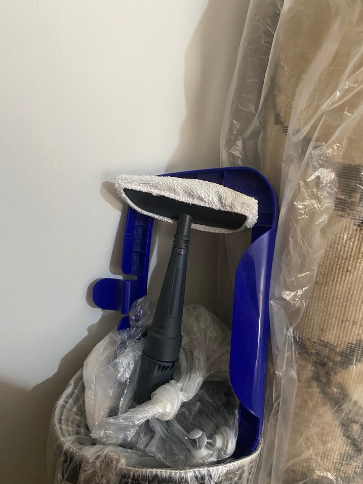 Beyaz Dikey Elektrikli Buharlı Mop - Görsel 3