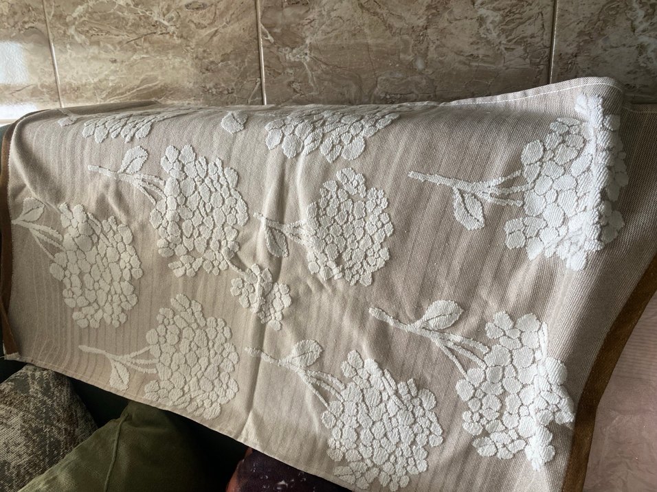 Kadın Dantel Detaylı Bej Bohem Havlu - Görsel 3