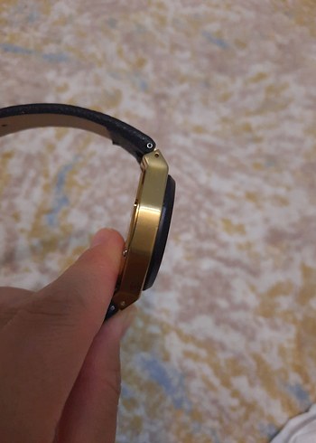 Klasik Erkek Saat, Beyaz Kadran, Siyah Çerçeve - Görsel 6