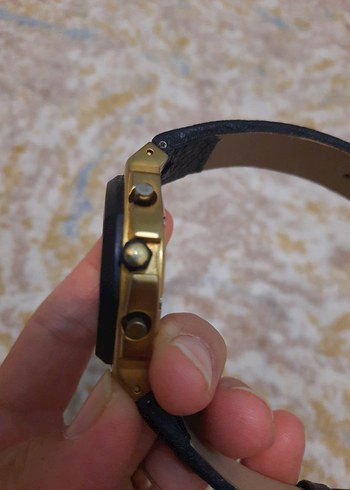 Klasik Erkek Saat, Beyaz Kadran, Siyah Çerçeve - Görsel 5