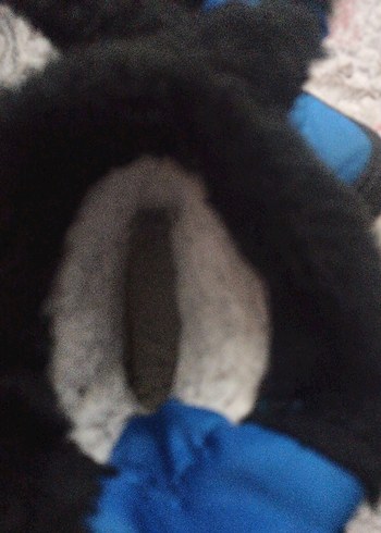 Erkek Çocuk Mavi Kürklü Bot - Görsel 5