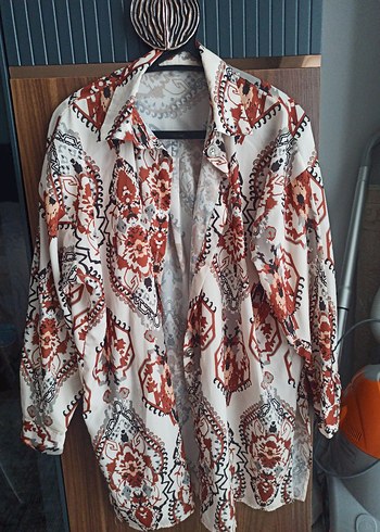 Bohem Uzun Kollu Gömlek - Görsel 5