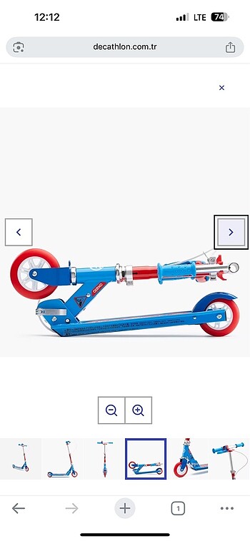 Beden Decathlon oxelo play5 scooter