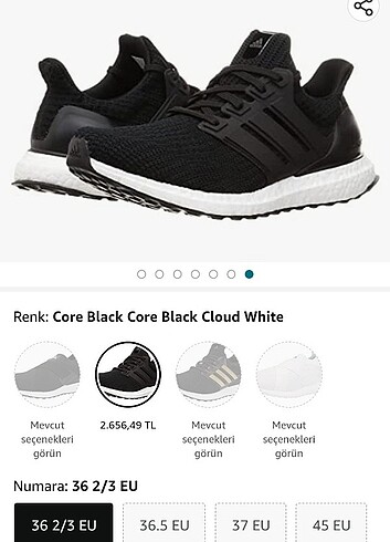 Orjinal Adidas ultraboost 43.5 (43.1/3)