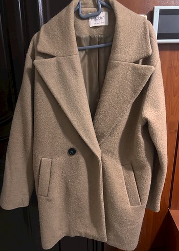 Camel Midi boy Kadın Kaban - Görsel 2