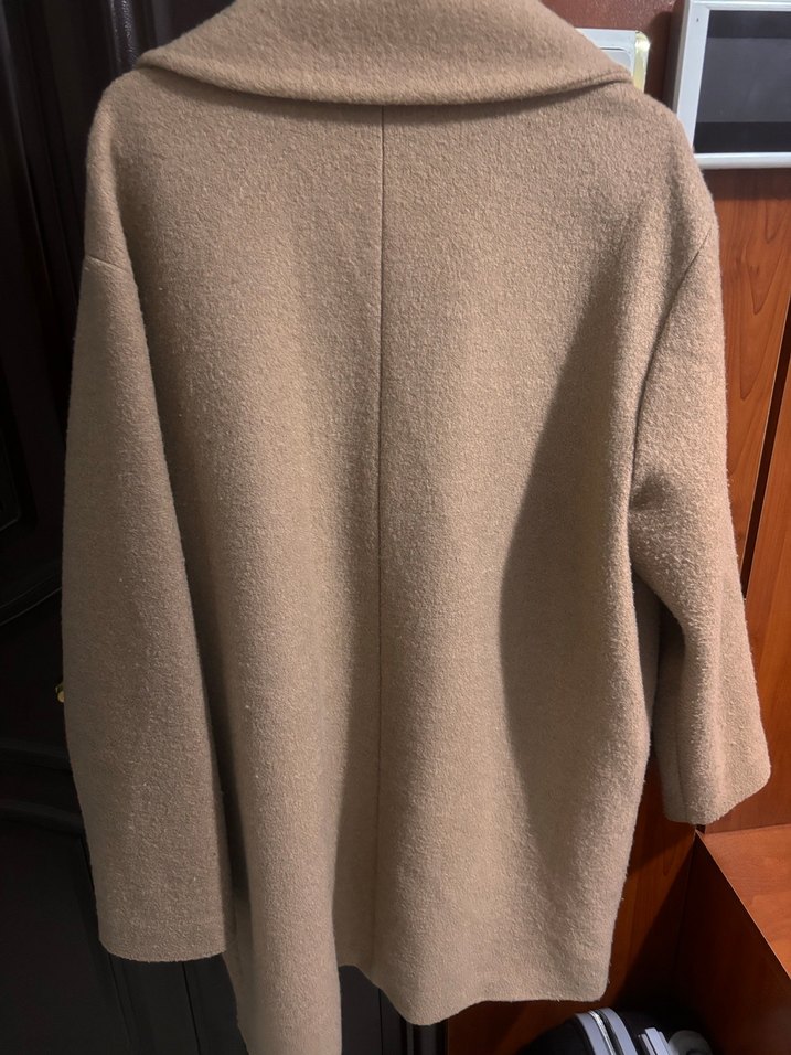 Camel Midi boy Kadın Kaban - Görsel 5