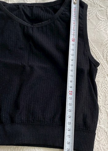 Kız Çocuk Siyah Kolsuz Basic Atlet - Görsel 2