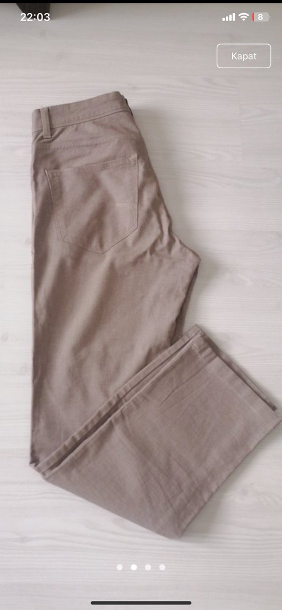 Bej Erkek Regular Fit Pantolon - Görsel 2