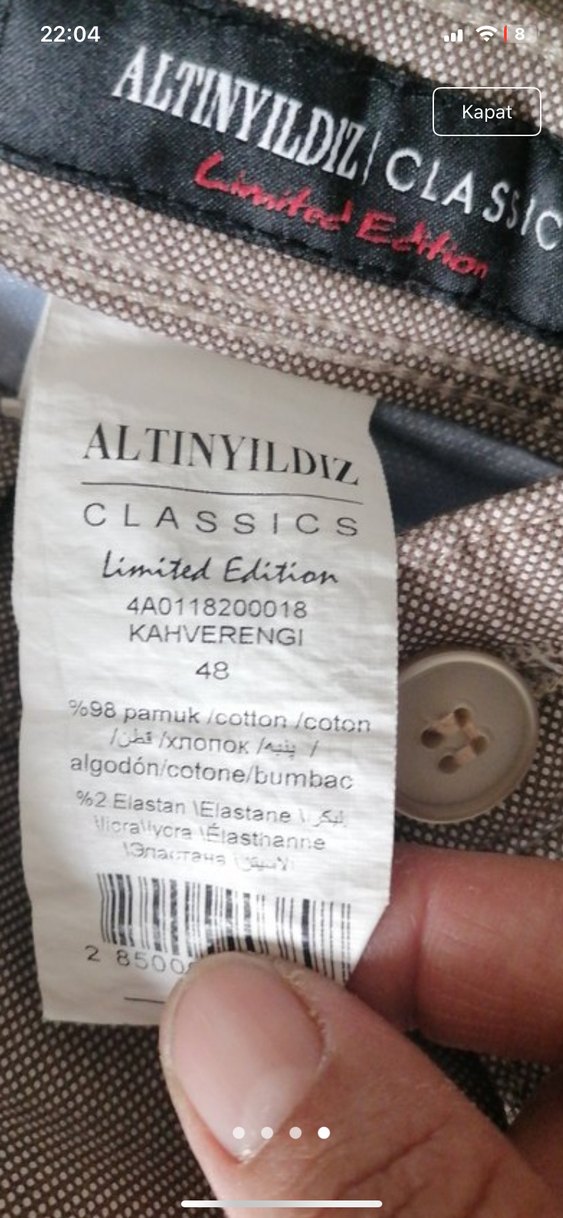 Bej Erkek Regular Fit Pantolon - Görsel 4