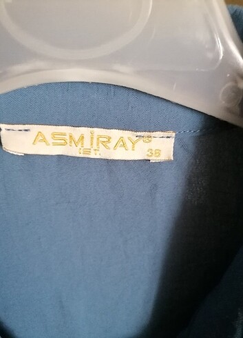 38 Beden mavi Renk Elbise