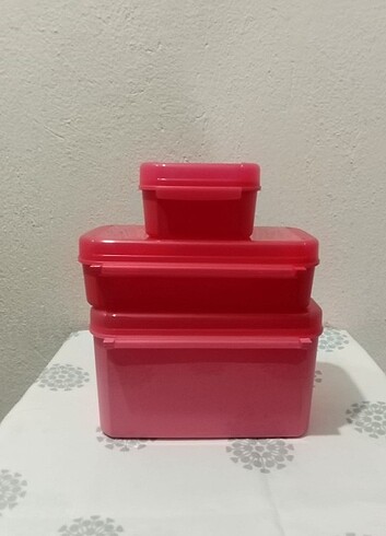 Tupperware Dikdörtgen set 