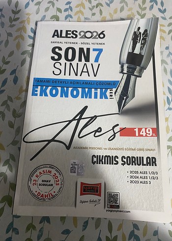 Ales 2026 Son 7 Sinav Ekonomik Cikmis Sorular