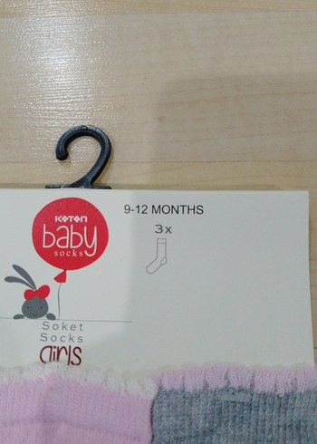 Kız Bebek Pastel Renkli Desenli Çorap Seti - Görsel 3