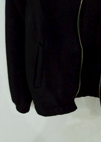 Siyah Fermuarlı Erkek  Midi Ceket - Görsel 6