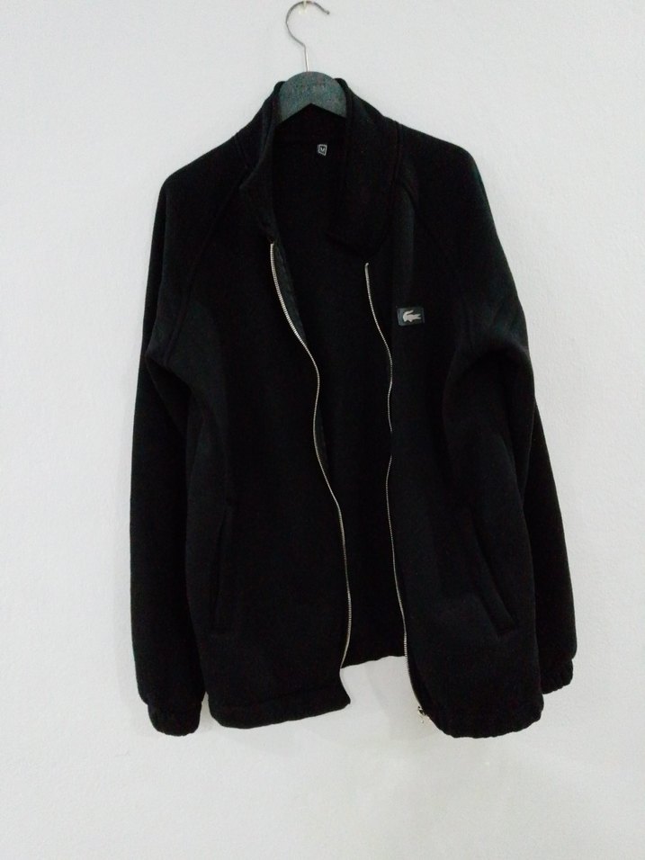 Siyah Fermuarlı Erkek  Midi Ceket - Görsel 2