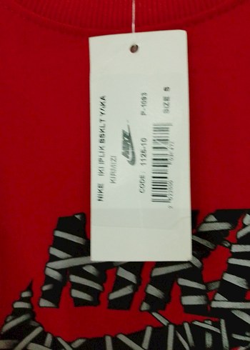 Kırmızı Baskılı Uzun Kollu Sweatshirt - Görsel 3