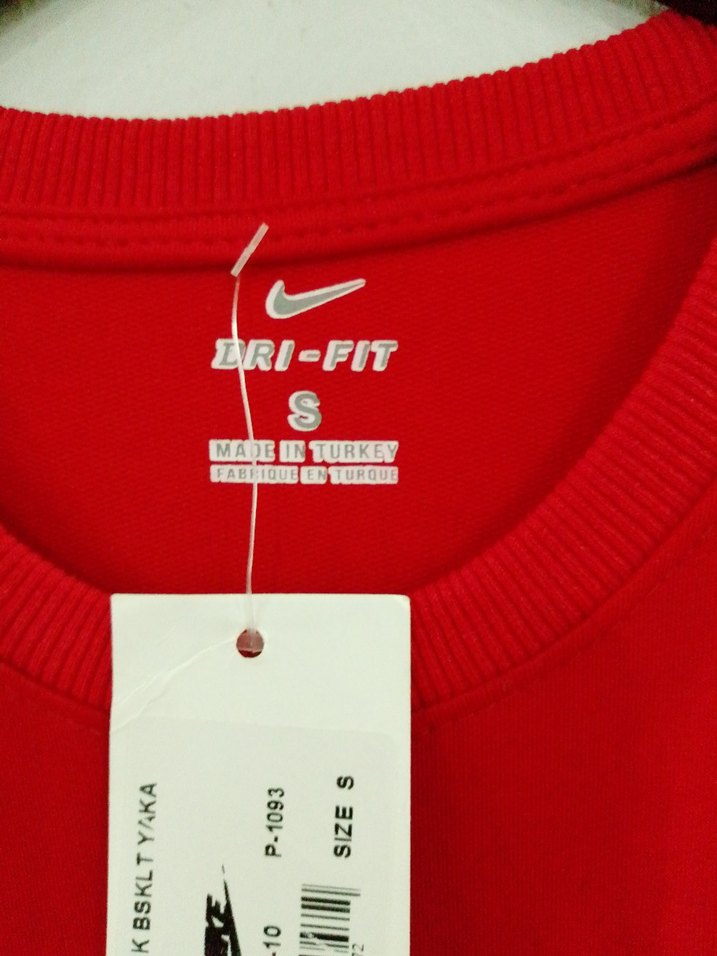 Kırmızı Baskılı Uzun Kollu Sweatshirt - Görsel 2