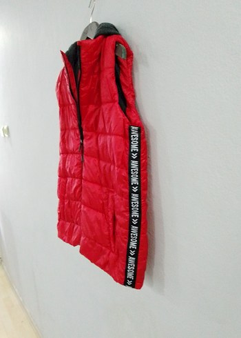 Erkek Çocuk Kırmızı Fermuarlı Yelek - Görsel 4