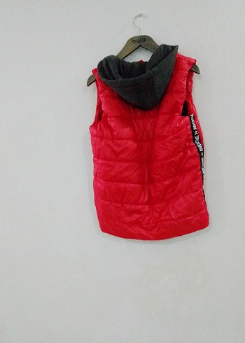 Erkek Çocuk Kırmızı Fermuarlı Yelek - Görsel 5