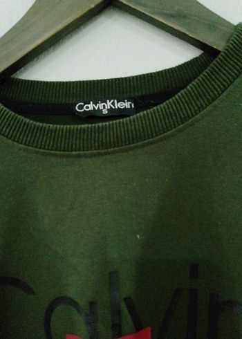 Erkek Haki Baskılı Uzun Kollu Sweatshirt - Görsel 2