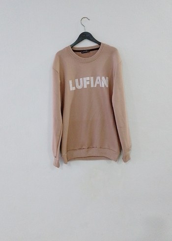 Bej LUFIAN Baskılı Erkek Sweatshirt - Görsel 3