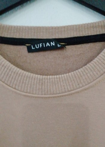 Bej LUFIAN Baskılı Erkek Sweatshirt - Görsel 5