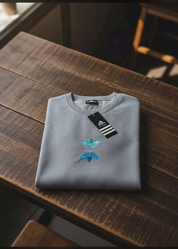 Gri Kadın Uzun Kollu Sweatshirt - Görsel 2