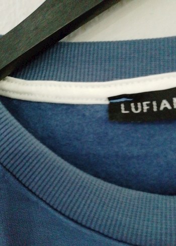 Lufian Mavi Denim Sweatshirt - Görsel 7