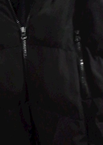 Siyah Fermuarlı Yüksek Yakalı Kadın Yelek - Görsel 3