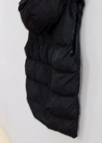 Siyah Fermuarlı Yüksek Yakalı Kadın Yelek - Görsel 6