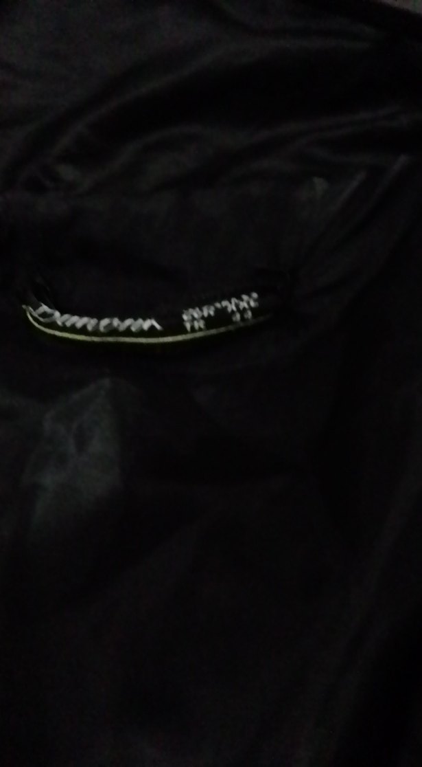 Siyah Uzun Kadın Kışlık Mont - Görsel 5