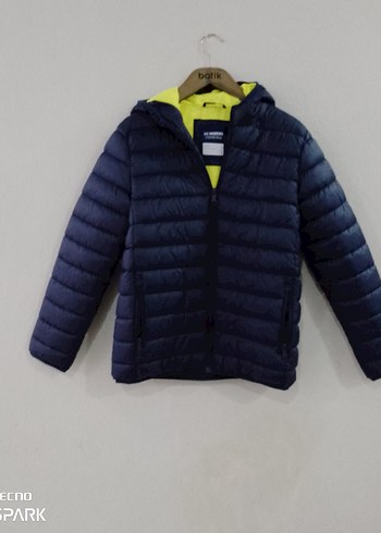 Lacivert Erkek Çocuk Fermuarlı Mont - Görsel 2