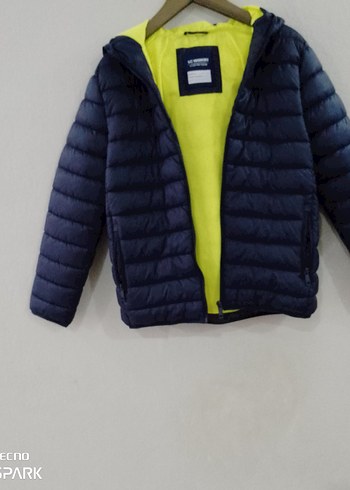 Lacivert Erkek Çocuk Fermuarlı Mont - Görsel 5