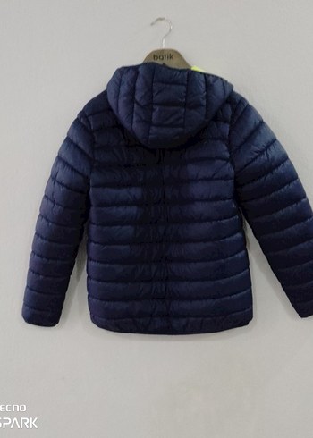 Lacivert Erkek Çocuk Fermuarlı Mont - Görsel 4