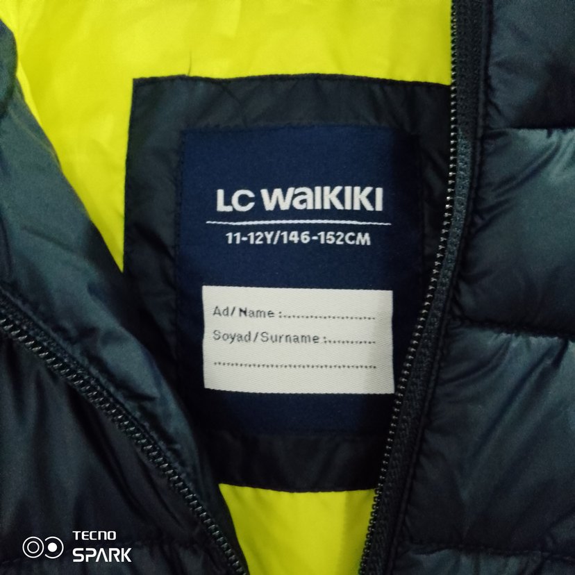 Lacivert Erkek Çocuk Fermuarlı Mont - Görsel 3