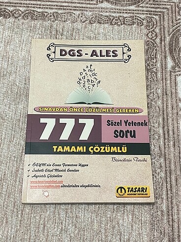 Dgs - Ales Tasarı Yayınları