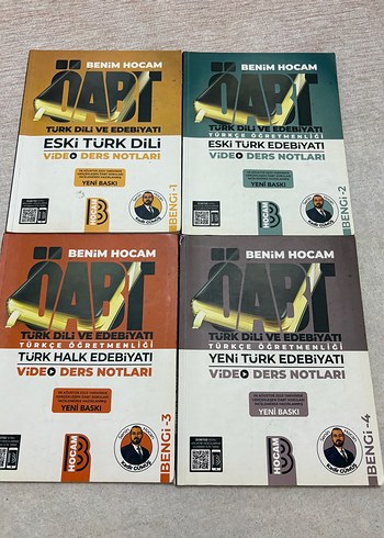 Benim Hocam Türk Dili ve Edebiyatı Video Ders Notları Seti