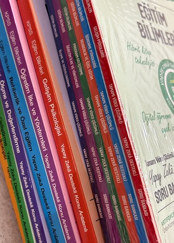 Yapay Zeka Destekli KPSS AGS Eğitim Bilimleri Kitap Seti