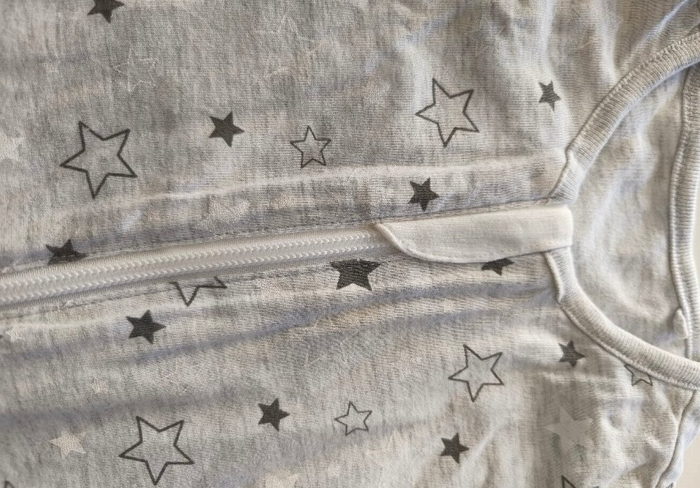 Yıldız Desenli Gri Beyaz Çocuk Battaniyesi - Görsel 2